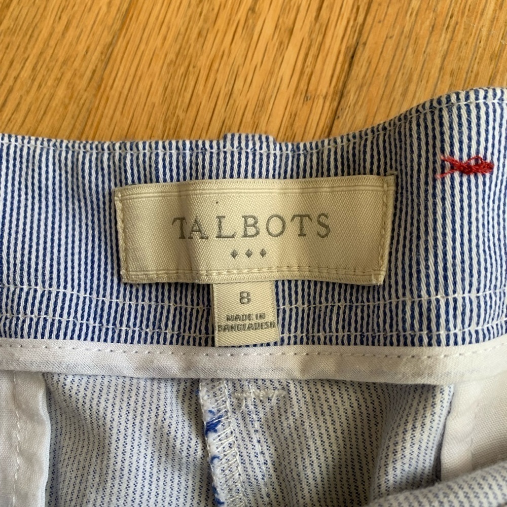 Talbots Bermuda shorts seersucker women’s size 8 excellent condition - Picture 4 of 5